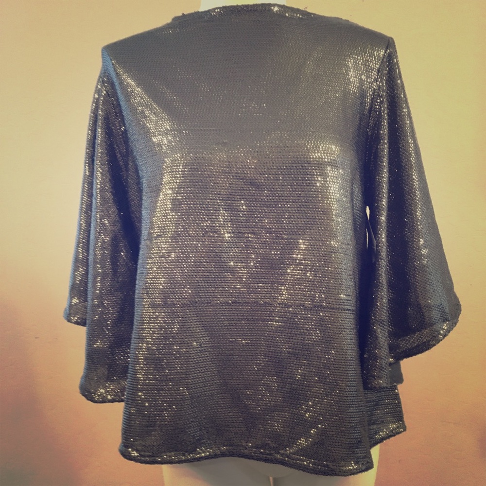 Top Shop Retro 70’s Glam Top